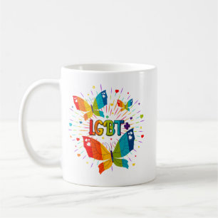 Mug La fierté papillon L'amour est l'amour Sensibilisa