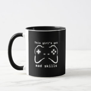 Mug La fille a des compétences fou contrôleur de jeu v