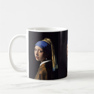 Mug La fille de Johannes Vermeer avec une oreille perl