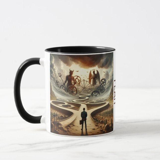 Mug La foi au-dessus de la peur - Paysage surréaliste (Gauche)