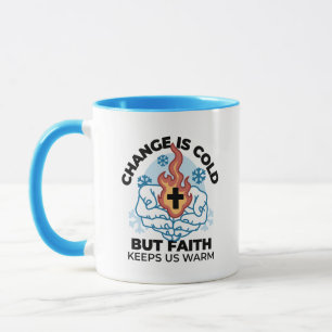 Mug La foi nous réchauffe - L'application des oeuvres