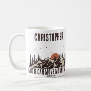 Mug La foi peut déplacer des montagnes Verse biblique 