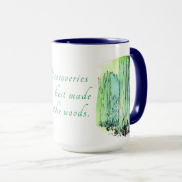 Mug La forêt verte et bleue