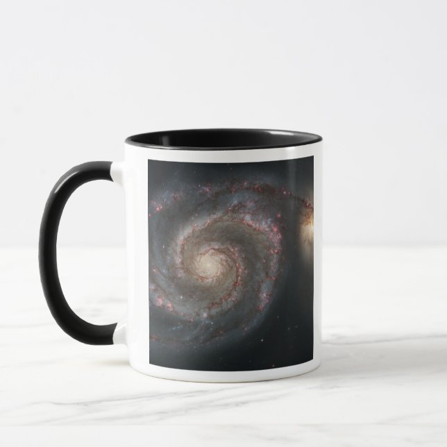 Mug La galaxie tourbillon (M51) et la galaxie d'accomp (Gauche)