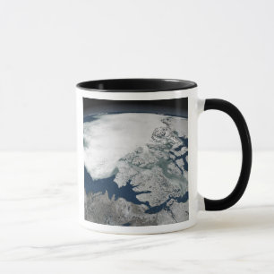 Mug La glace de mer de l'Arctique au-dessus de l'Améri