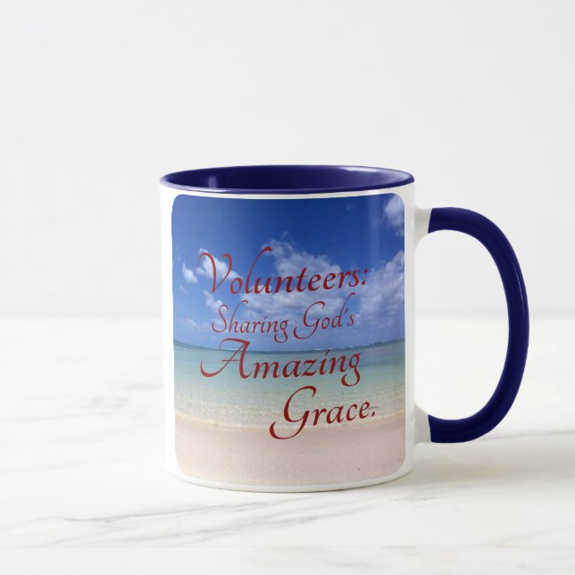 Mug La grâce extraordinaire de Dieu de part de (Droite)