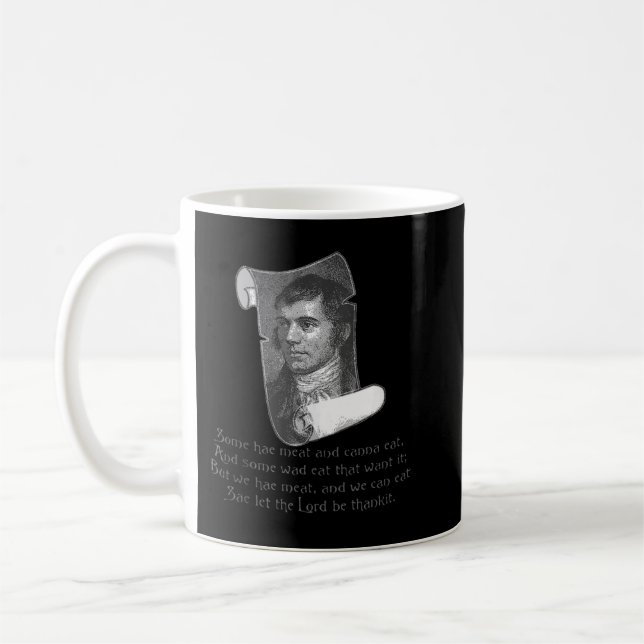 Mug La Grace Selkirk Brûle La Prière Du Souper De Nuit (Gauche)