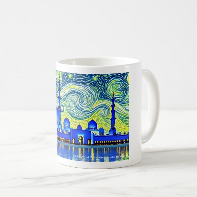 Mug La Grande Mosquée Sheikh Zayed, Abu Dhabi, Emirats (Devant droit)