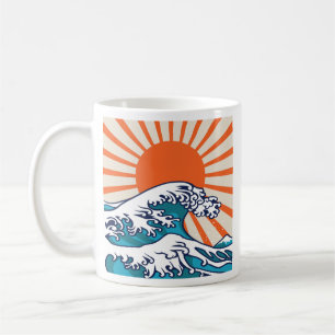 Mug La Grande Vague au large de Kanagawa, affiche japo
