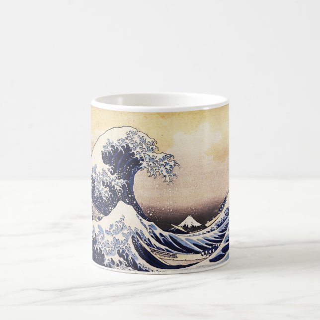 Mug La grande vague au large de Kanagawa Art japonais  (Centre)