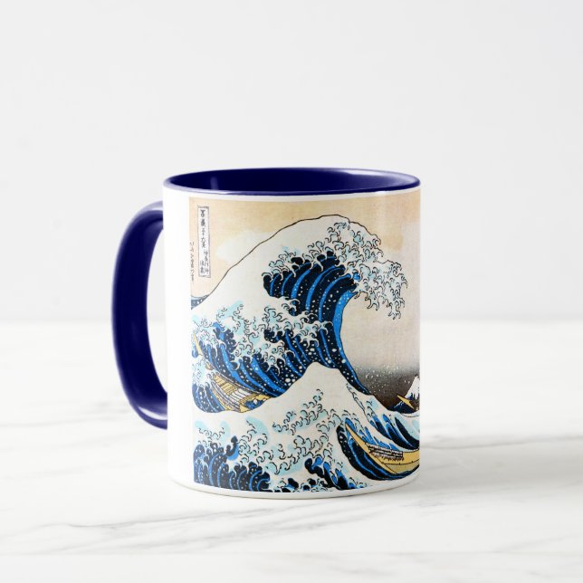 Mug La Grande Vague au large de Kanagawa, Hokusai (Devant gauche)
