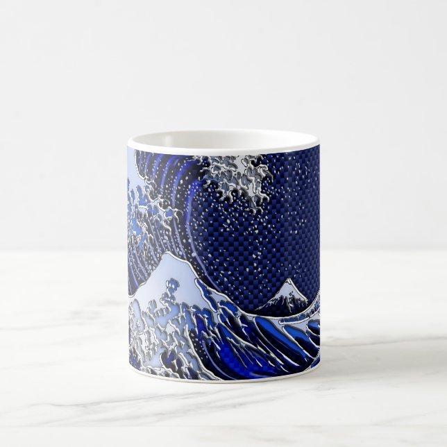 Mug La Grande Vague Hokusai Style Fibre de Carbone (Centre)