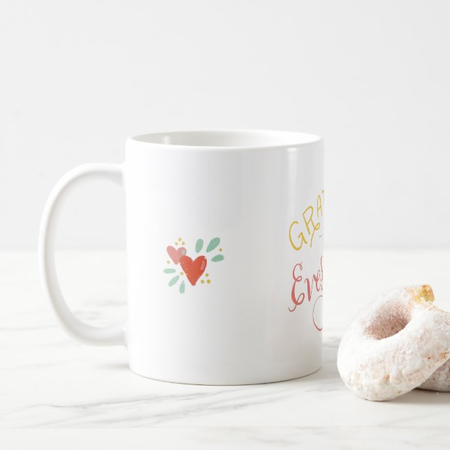 Mug La gratitude est tout (Avec donut)