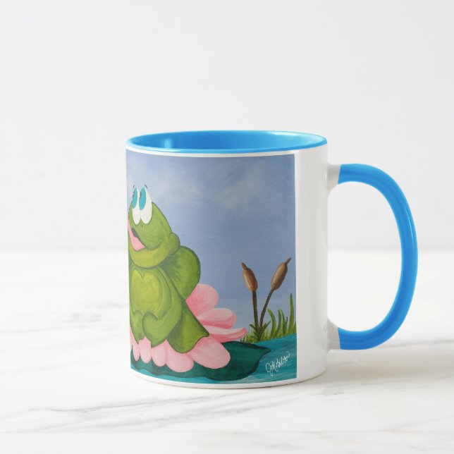 Mug La grenouille tôt attrape la mouche (Droite)