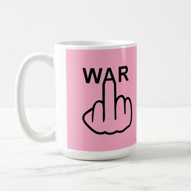 Mug La guerre des oiseaux de boue est horrible (Gauche)