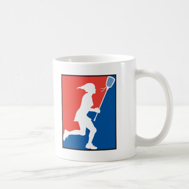 Mug La lacrosse de la fille (Droite)