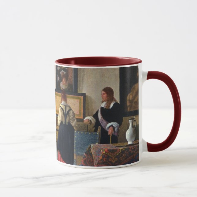 Mug La leçon de musique de Johannes Vermeer (Droite)