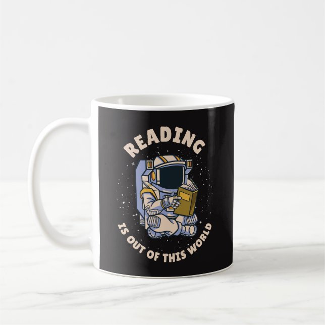 Mug La lecture est hors de ce monde (Gauche)