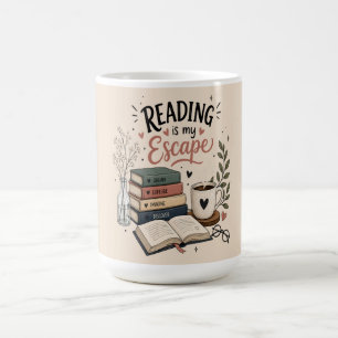Mug La lecture est mon échappatoire - Planificateur de