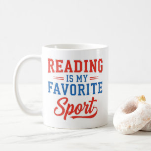 Mug La lecture est mon sport favori