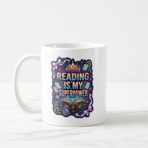 Mug La lecture est mon super pouvoir - amoureux des li