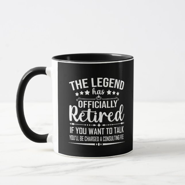 Mug La légende a officiellement retiré la retraite fuu (Gauche)
