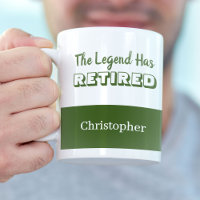 La Légende A Retraité Green White Retraite