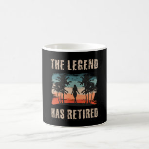 Mug La légende est retraitée, Retraite, Retraité