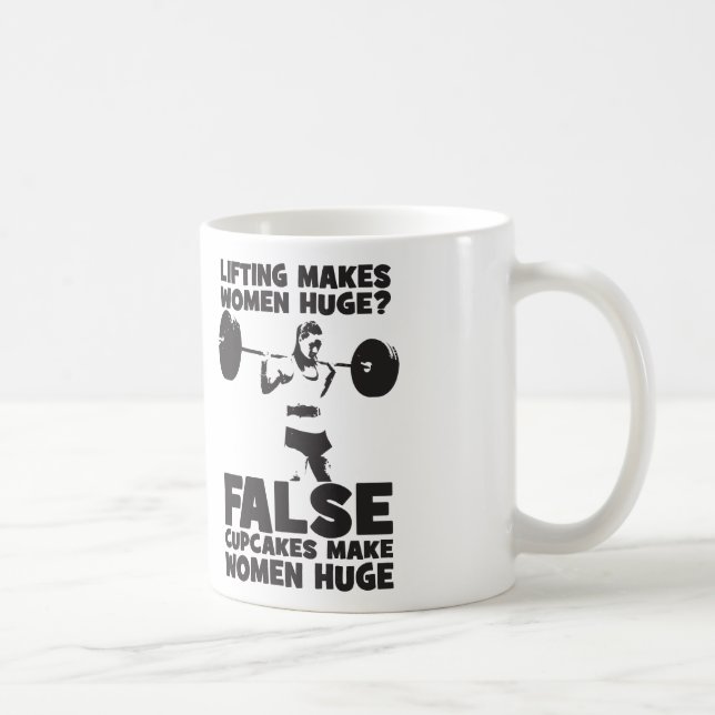 Mug La Levée Fait De La Femme Une Énorme ? FALSE. Cupa (Droite)