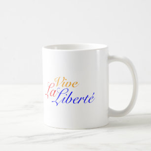 Mug La Liberté de Vive - laissez le français vivant de
