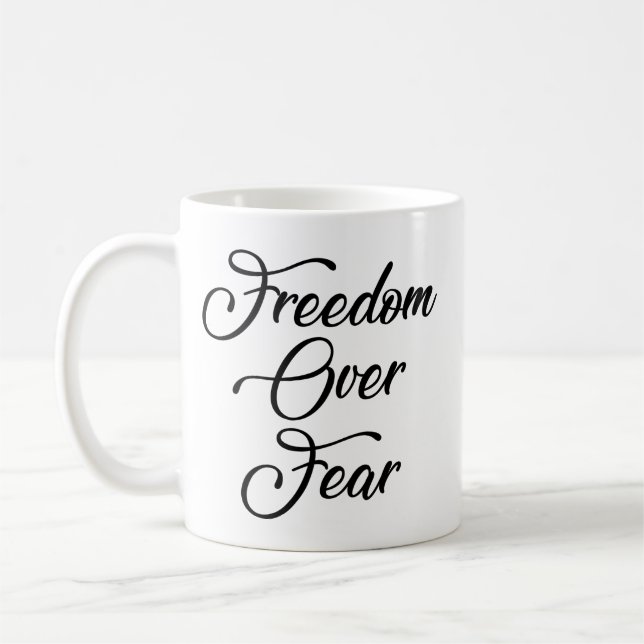 Mug La liberté face à la peur (Gauche)