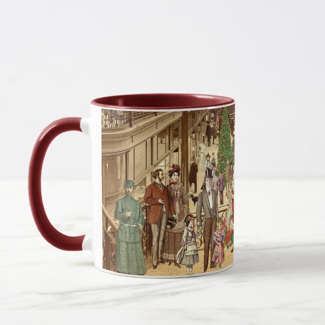 Mug La longue liste du Père Noël (Gauche)