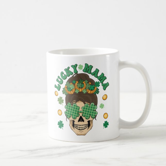 Mug La Lucky Mama Skeleton de St. Patrick (Droite)