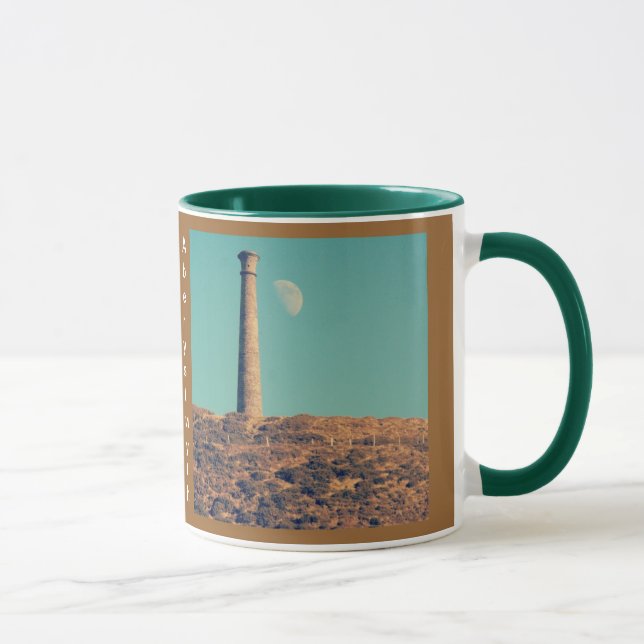 Mug La Lune et une tour : Aberystwyth (Droite)