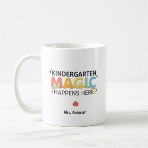 Mug La magie de la maternelle personnalisée se produit