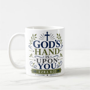 Mug La main de Dieu est sur vous Citation de l'Écritur