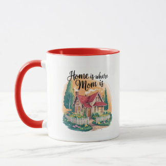 Mug La maison est où est maman