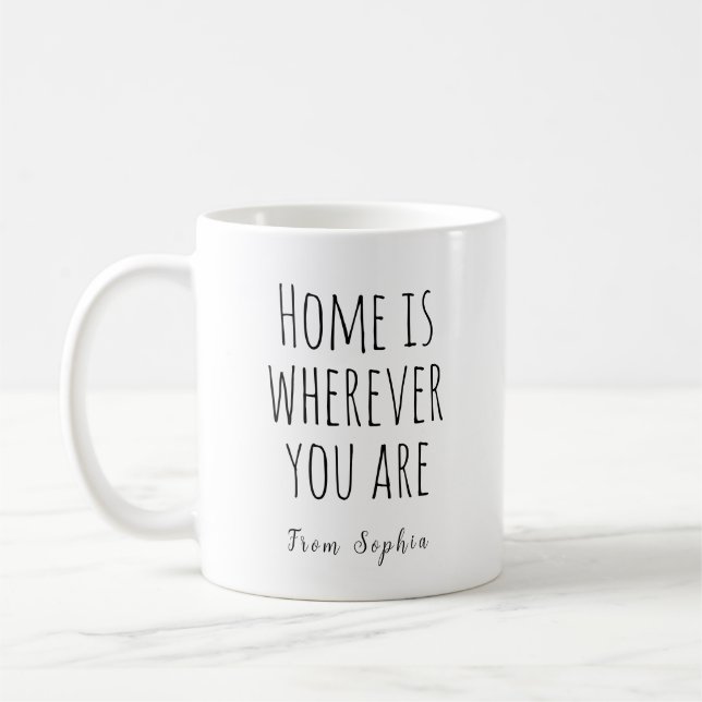 Mug La maison est partout où vous êtes (Gauche)