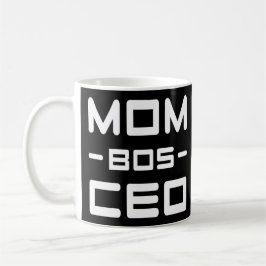 Mug La maman drôle de CEO de Bos de maman cite des