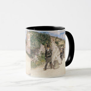 Mug La Marche Nuptiale par Robinson, Jeunes Mariés Vin