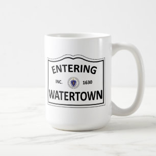 Mug La masse mA Townie de ville natale de WATERTOWN le