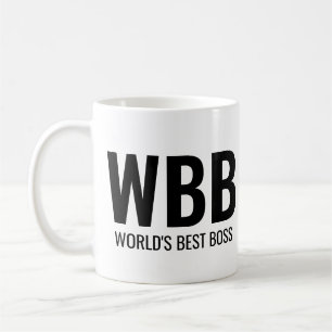 Mug La meilleure citation amusante du meilleur patron 