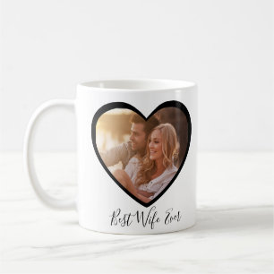 Mug La Meilleure Femme Jamais Personnalisée Coeur 2 S