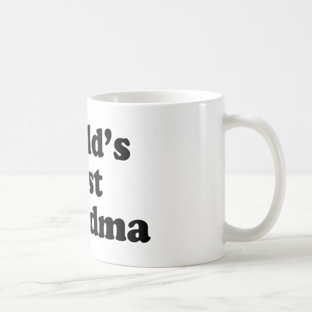Mug La meilleure grand-maman du monde (Droite)
