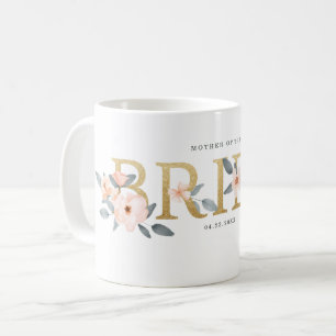 Mug La Mère De La Mariée Rose Floral Blush
