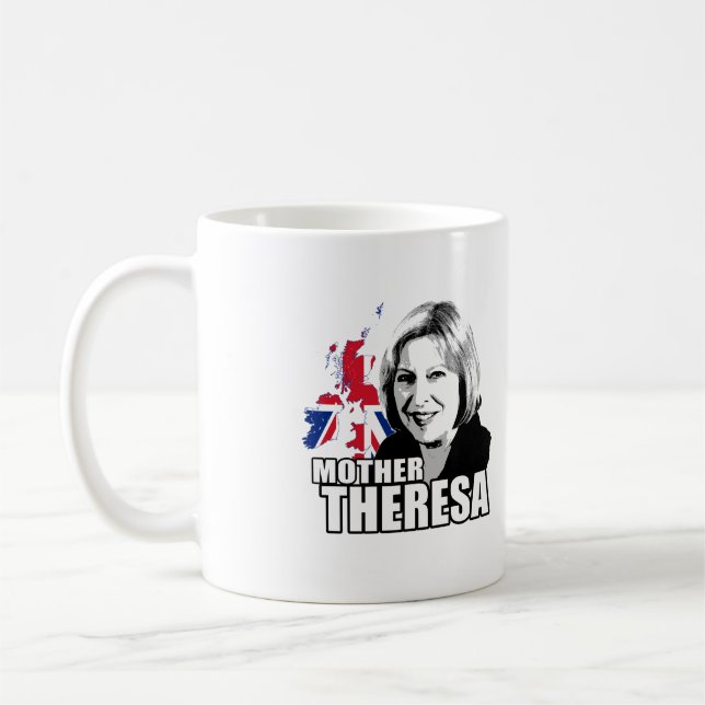 Mug La mère Theresa peut - (Gauche)