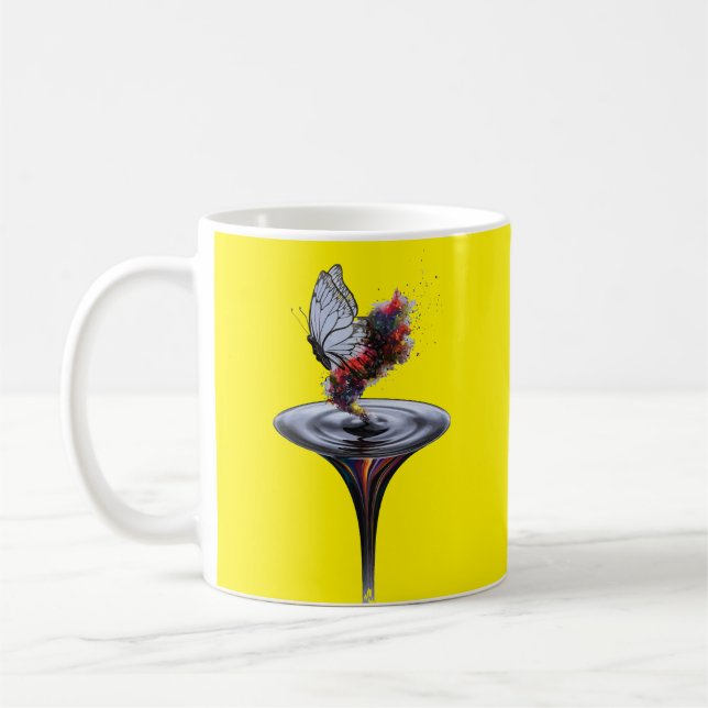 Mug "La métamorphose a inspiré la croissance personnel (Gauche)