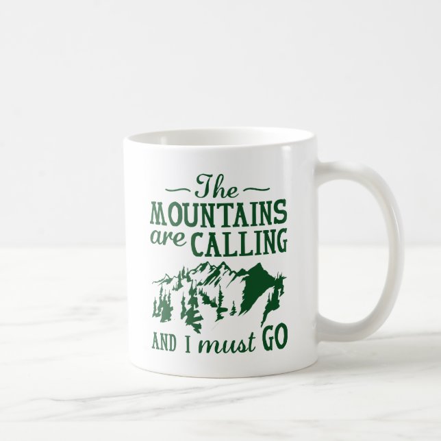 Mug La Montagne Appelle (Droite)
