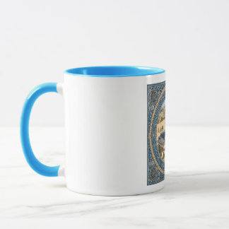 Mug La mosquée Al-Aqsa. Islamique décoratif