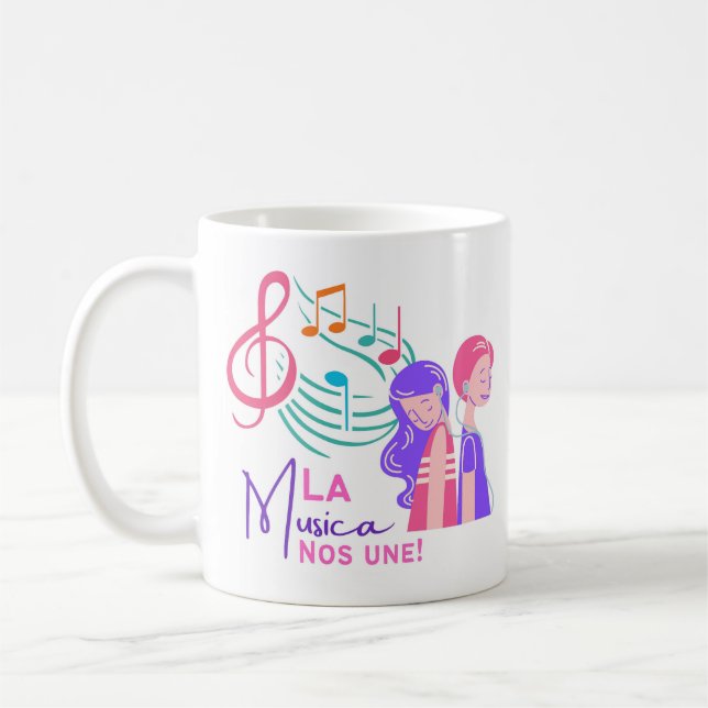 Mug La musica nos une (Gauche)